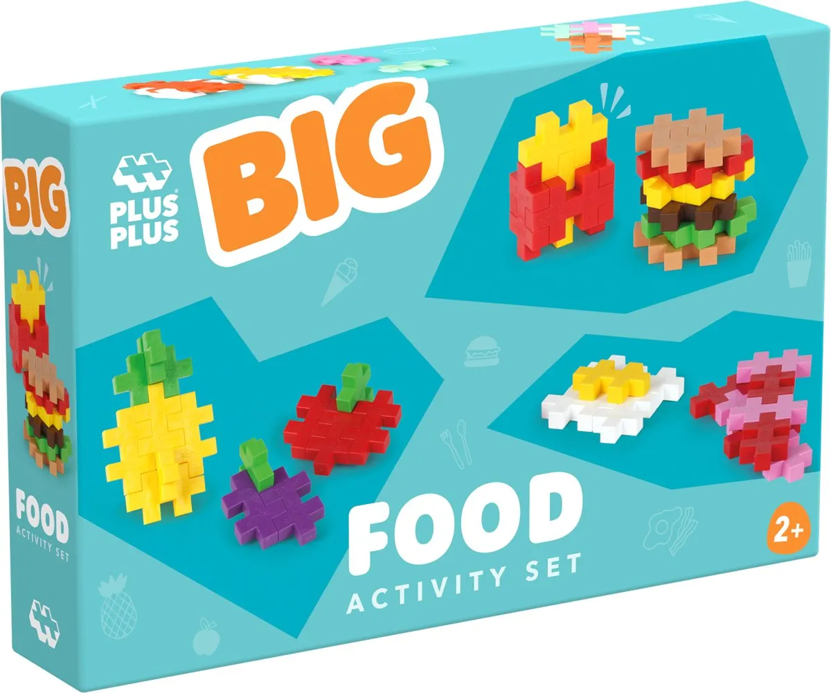 Plus-Plus BIG Activity Hapjes Maken Bouwset 50 Stuks - Vanaf 1 jaar