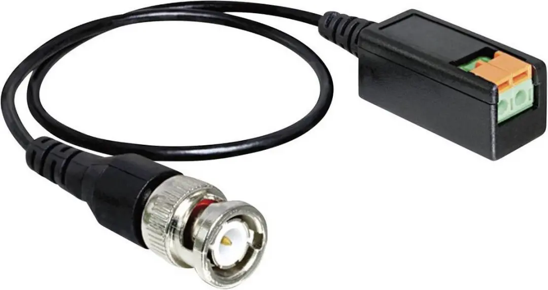 Delock BNC Stecker naar Terminalblock 2 Pin Kabel 30cm - Zwart