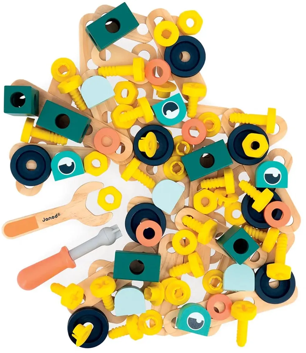 Janod Brico'Kids Ton 100 Stuks - Multicolor