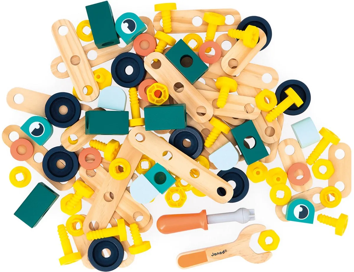 Janod Brico'Kids Ton 100 Stuks - Multicolor - afbeelding 6 van 6