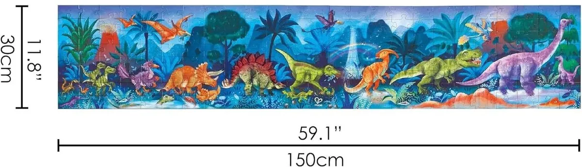 Hape Dinosaurussen Puzzel 210 Stuks - E1632