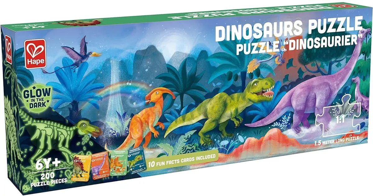 Hape Dinosaurussen Puzzel 210 Stuks