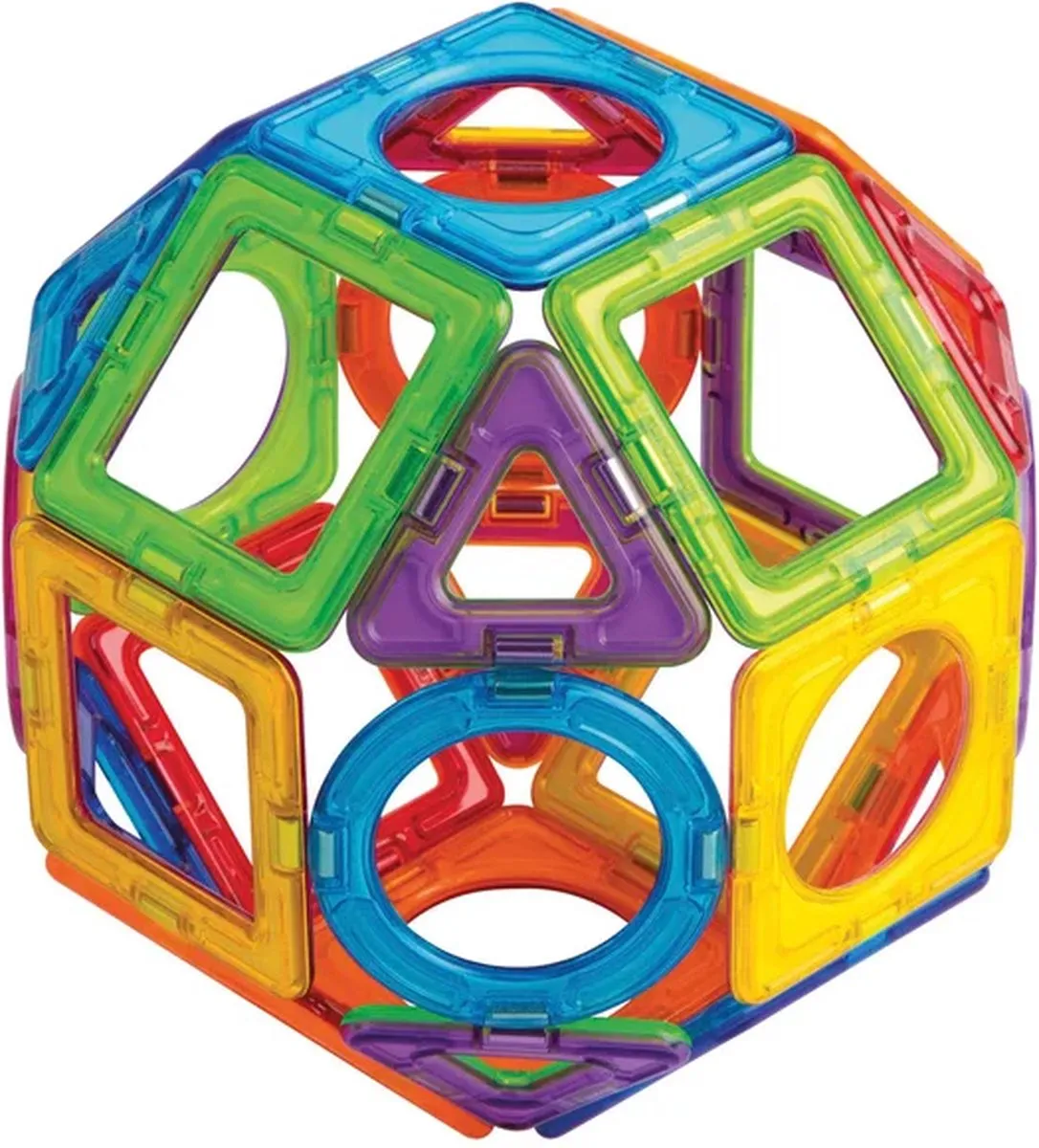 Magformers Basic Plus Set 30-delig - Magnetisch Bouwset - Multicolor