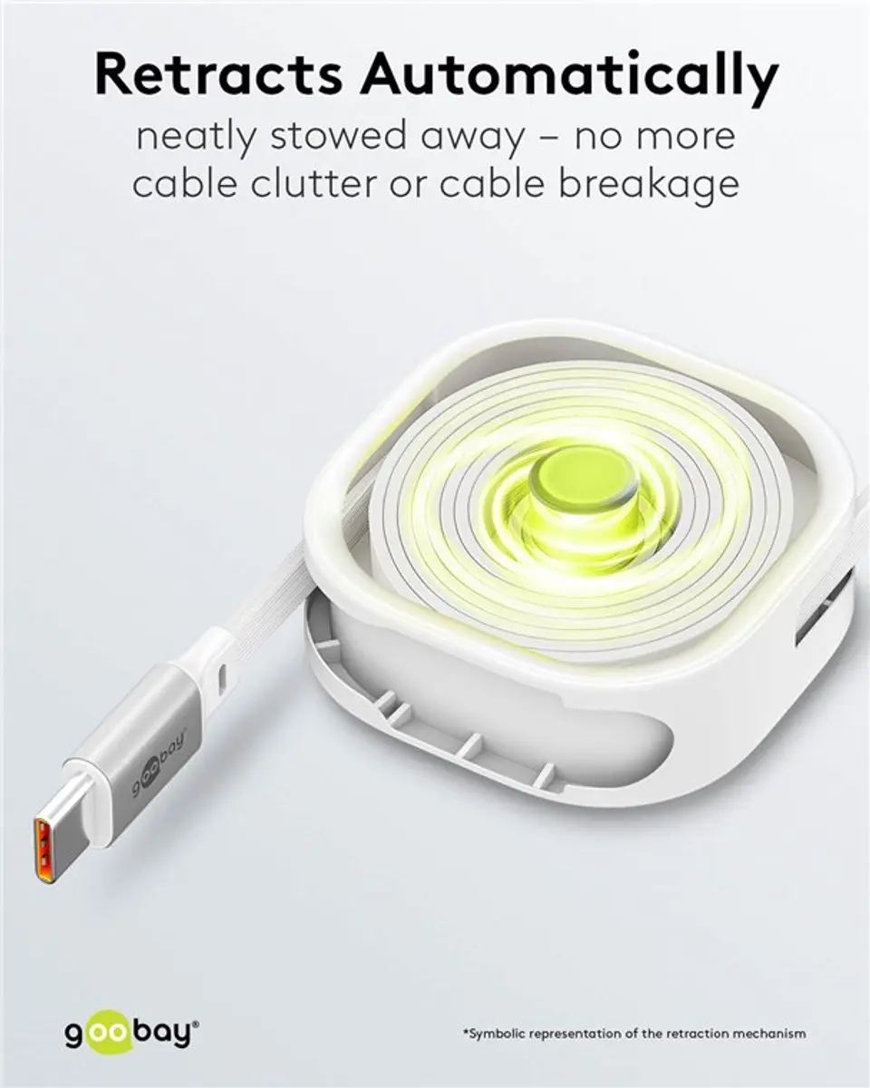 Goobay USB-C Kabel 15W 1m - Wit
