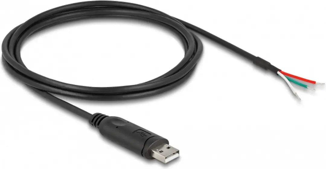 Delock USB 2.0 naar RS-485 Adapterkabel 2m - Zwart