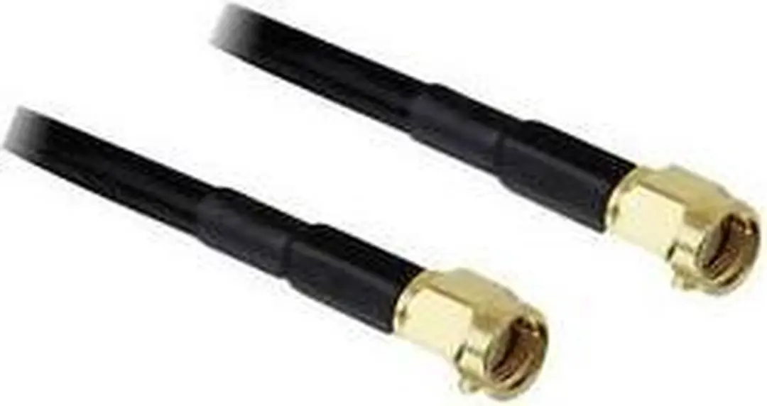Delock RP-SMA Stecker LMR195 2m - Zwart - afbeelding 6 van 6