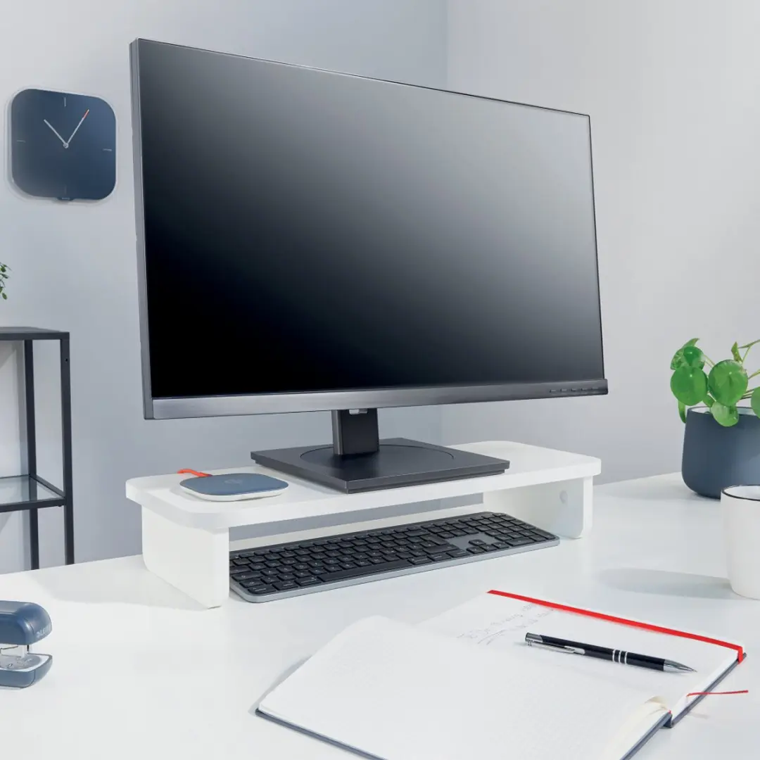 Leitz Ergo Monitorstandaard 64340001 - Wit