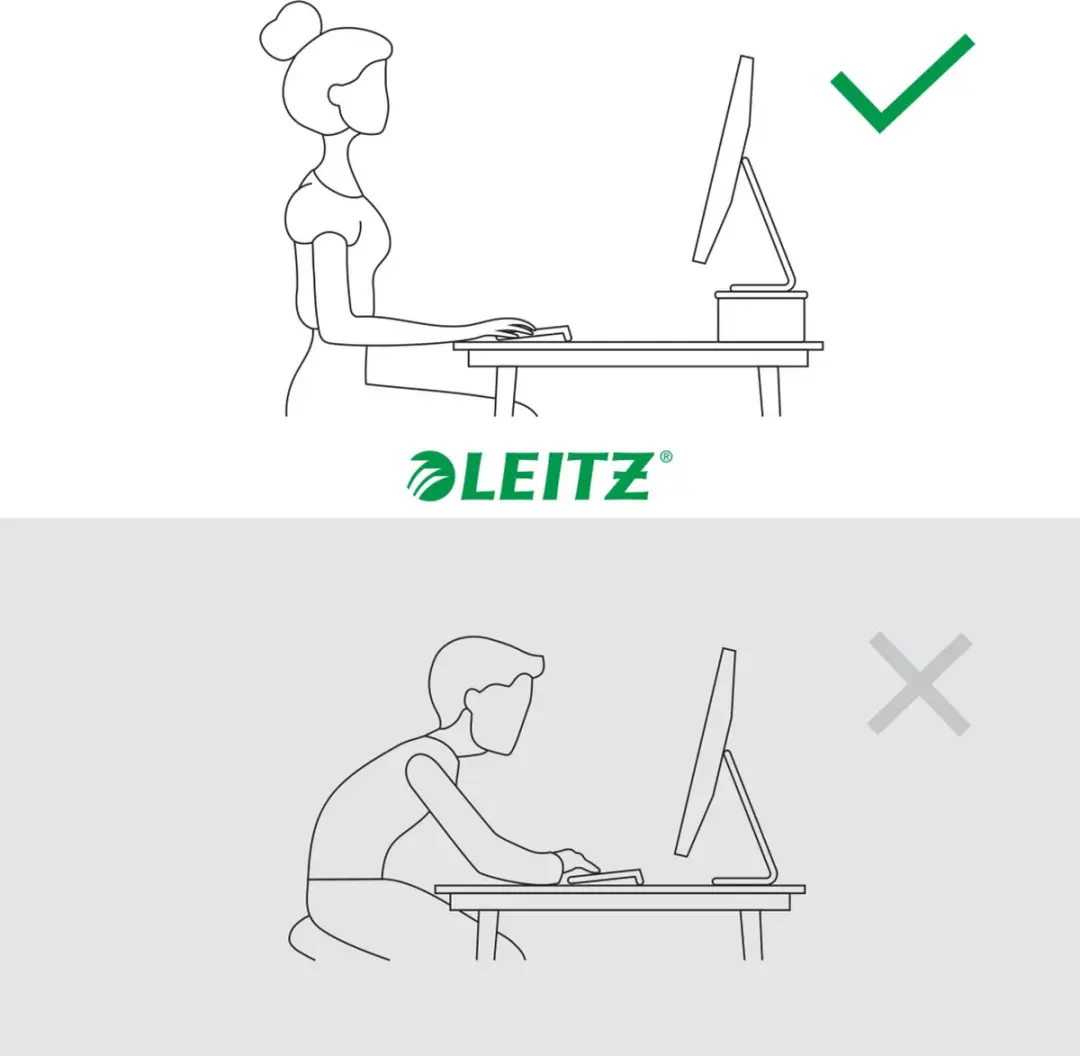 Leitz Ergo Monitorstandaard 64340001 - Wit