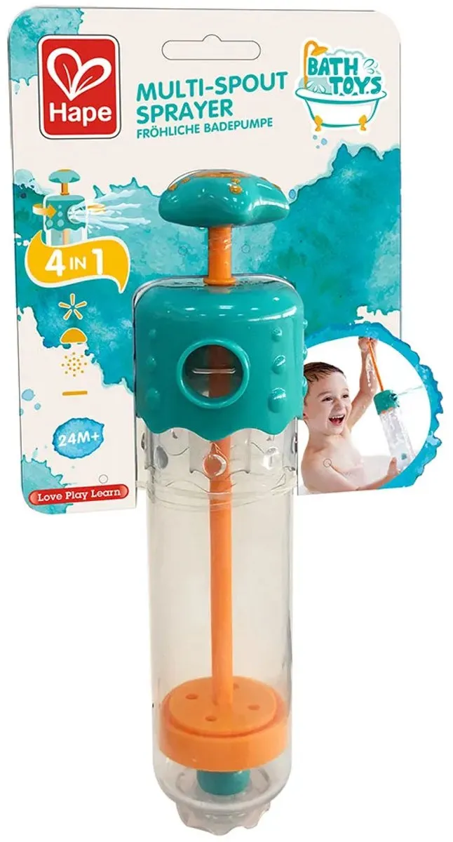 Hape Fröhliche Badepumpe E0210 - Veelkleurig