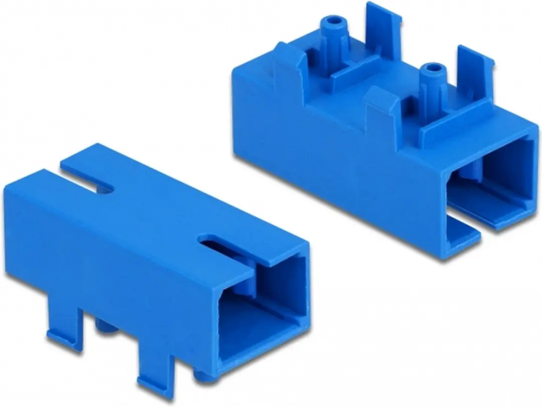 Delock Optic Fiber Coupler SC Simplex Blauw