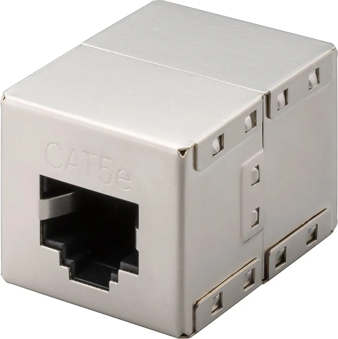 Goobay RJ45 Modular Coupler CAT 5e - Zilver
