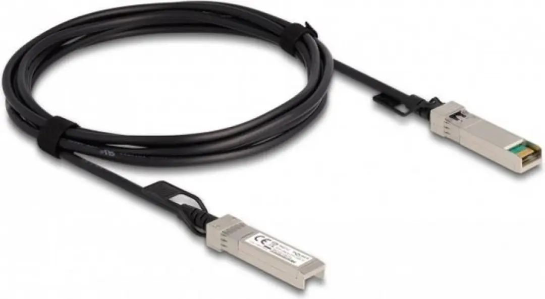 Delock Twinax SFP+ Kabel 3m - Zwart/Zilver