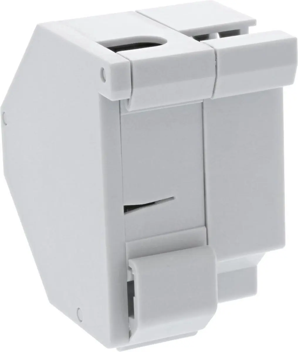 InLine DIN-Rail Houder 1 Keystone Module - Grijs