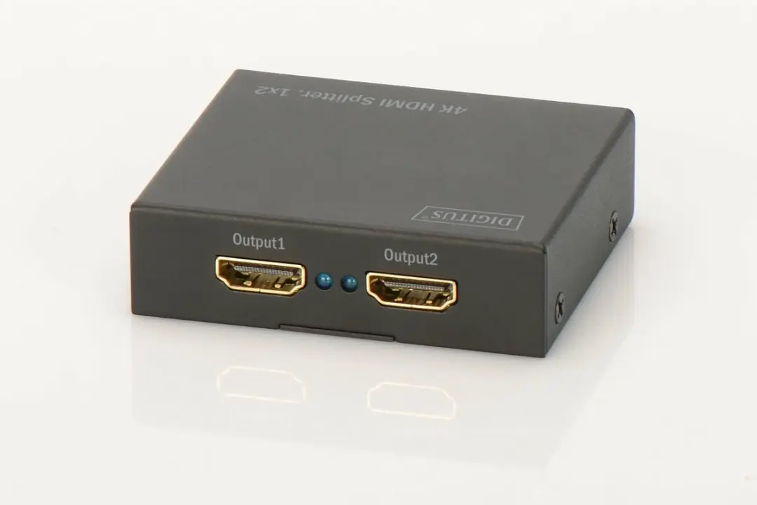Digitus DS-46304 HDMI Splitter 2 Poorten - 4K@60Hz - Zwart
