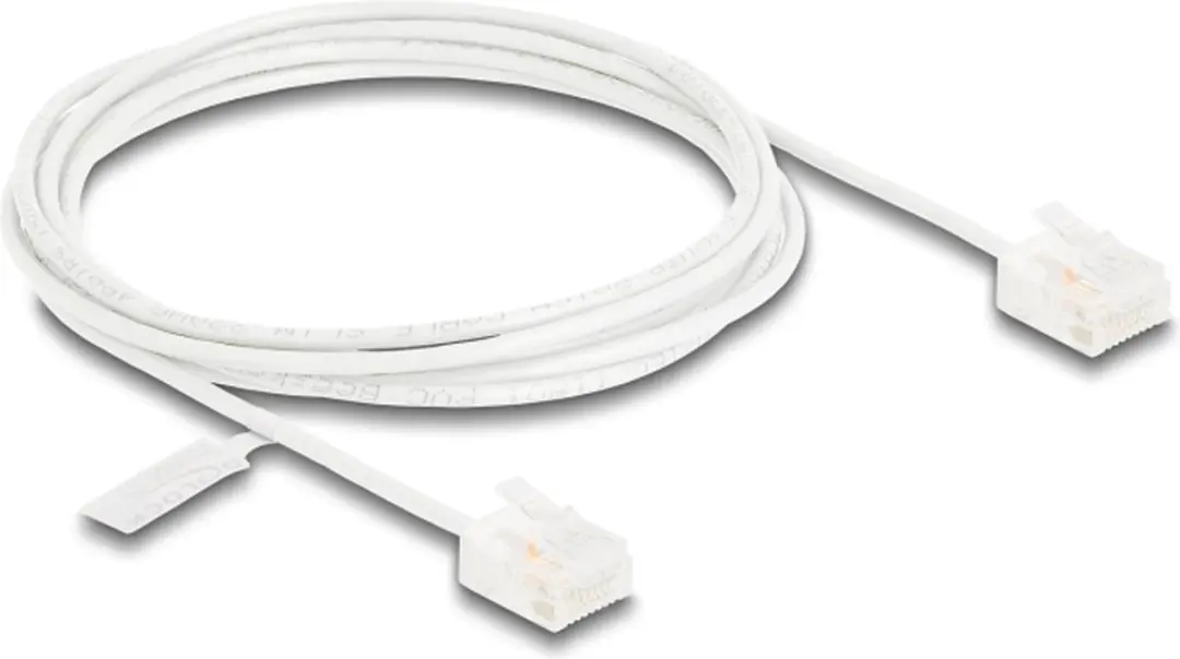 Delock RJ45 Cat.6 UTP Netwerkkabel 2m - Wit