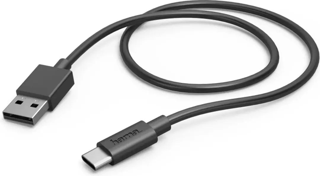 Hama USB A naar USB C Oplaadkabel 50cm - Zwart - afbeelding 6 van 6