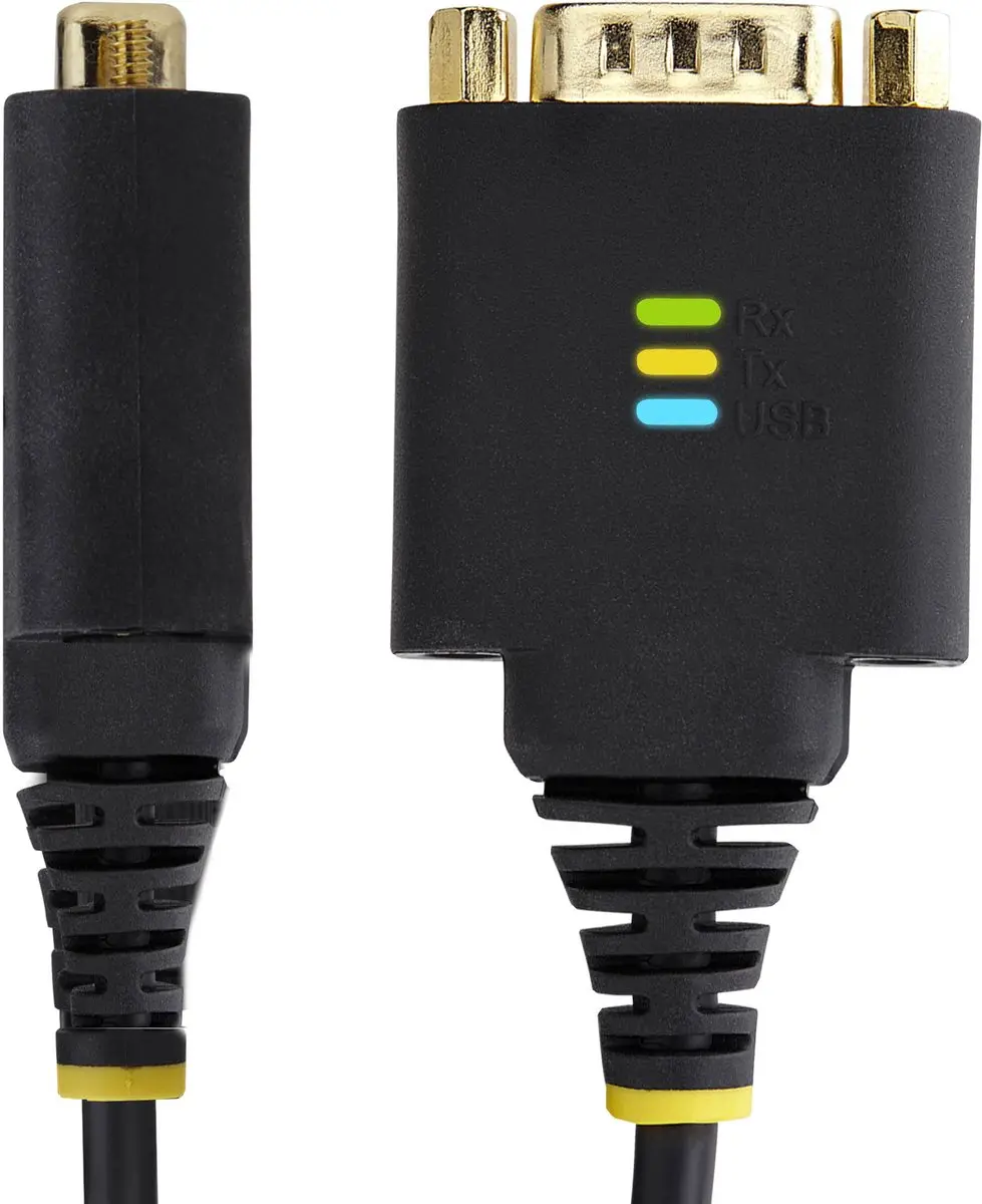 Startech 1P1FFC-USB-SERIAL USB naar Serieel Adapterkabel - Zwart