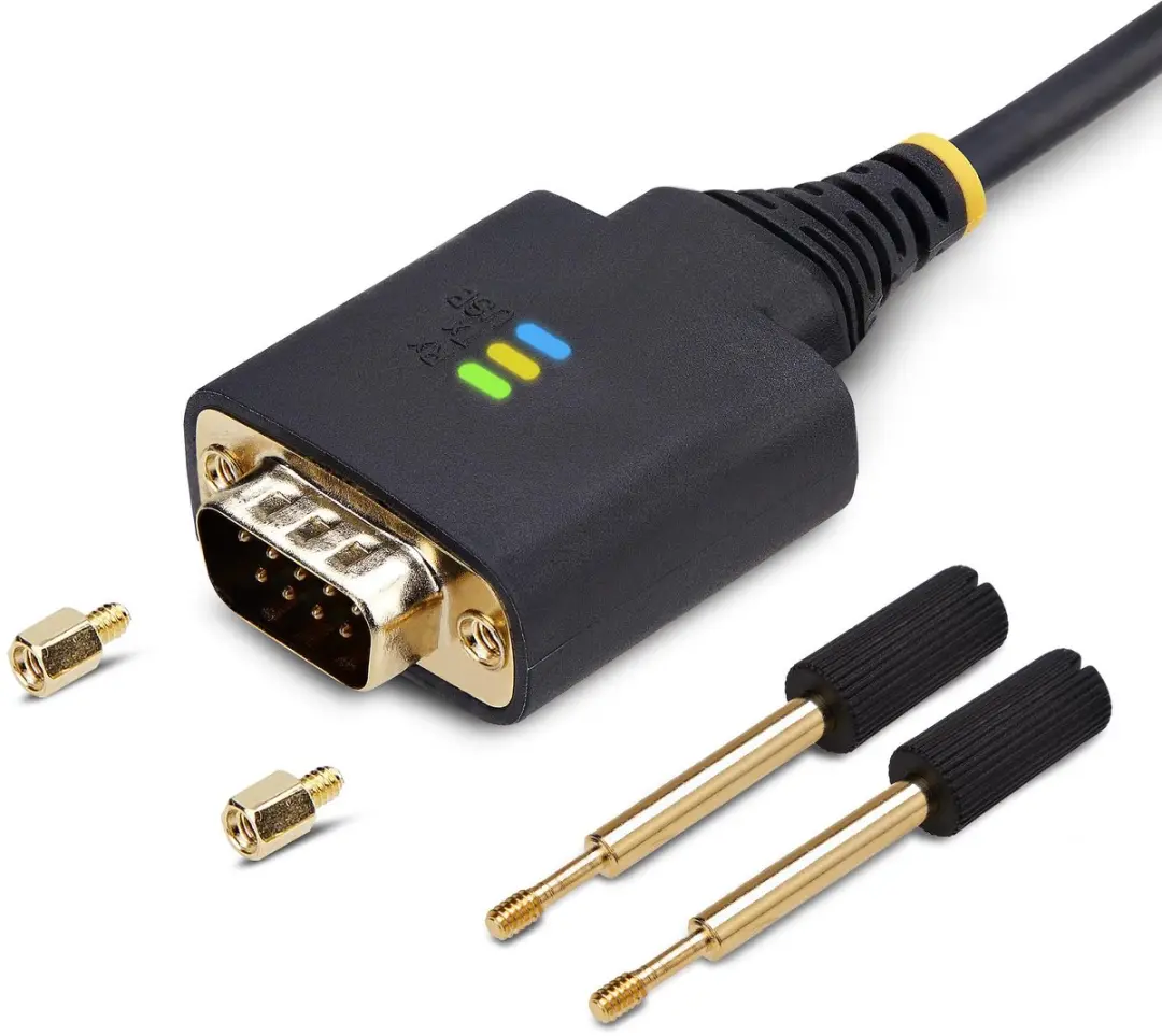 Startech 1P1FFC-USB-SERIAL USB naar Serieel Adapterkabel - Zwart