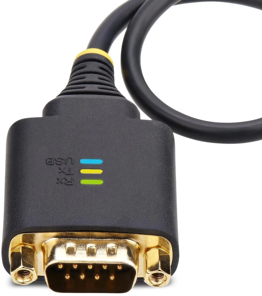 Startech 1P1FFC-USB-SERIAL USB naar Serieel Adapterkabel - Zwart