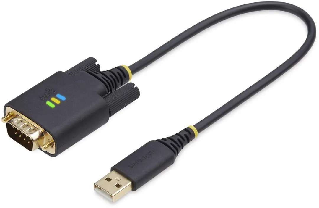 Startech 1P1FFC-USB-SERIAL USB naar Serieel Adapterkabel - Zwart