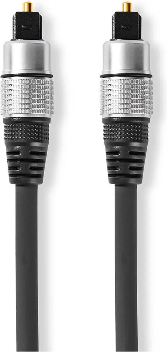 Nedis Optische Audiokabel CAGC25000AT075 TosLink - 0,8m - Antraciet
