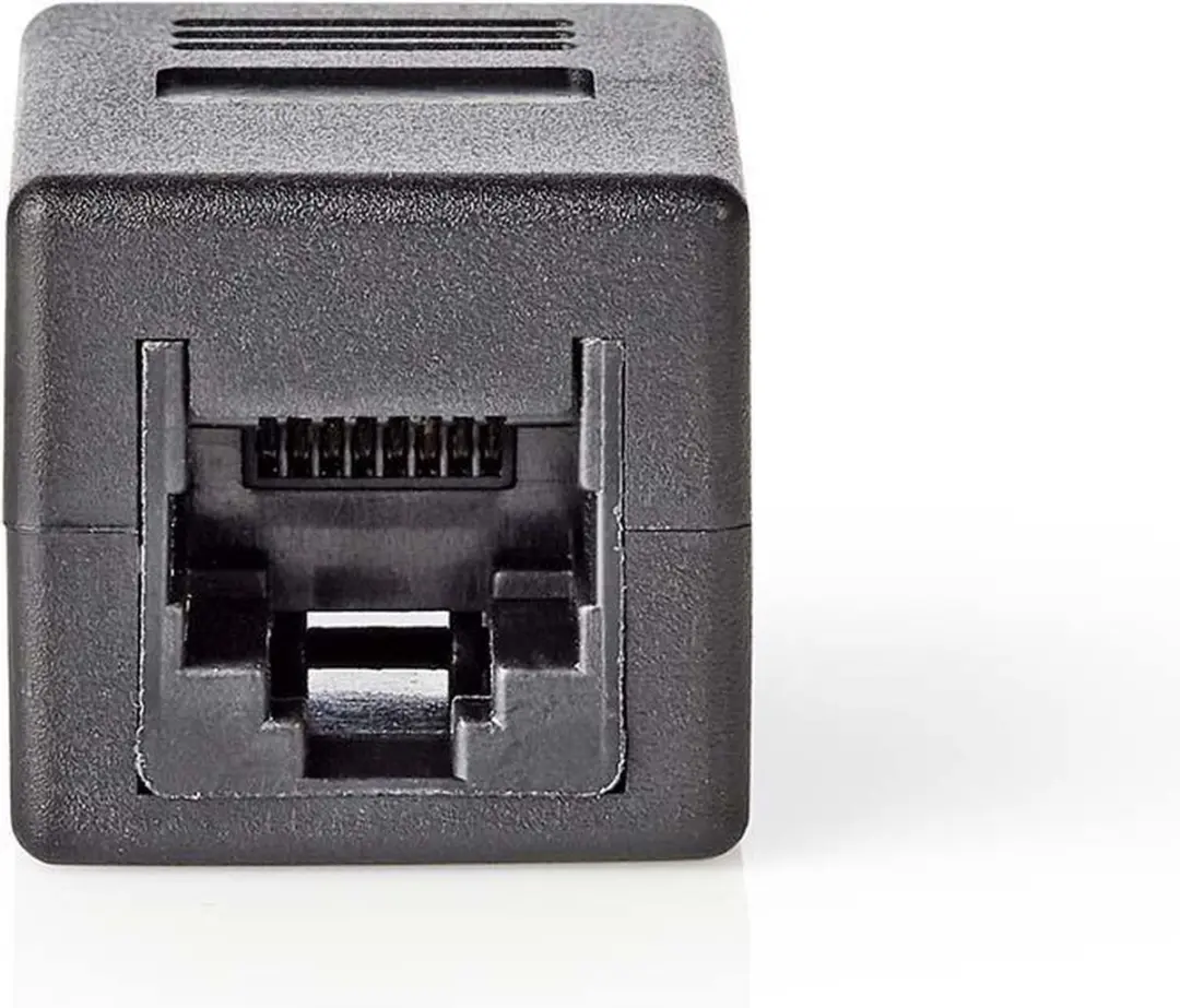 Nedis Netwerkkoppeling CAT5e/CAT6 RJ45 - Recht - Zwart