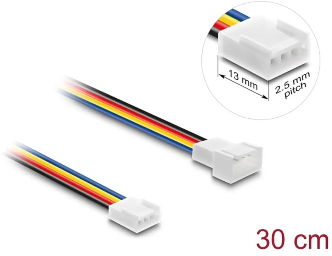 Delock Fan Extension Kabel PWM 4-pin 30cm