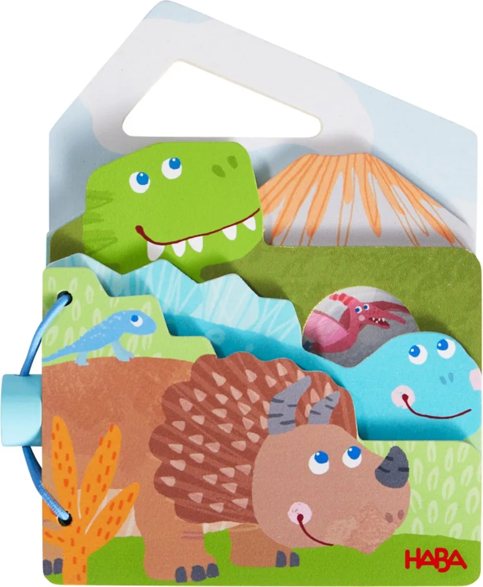 Haba Houten Babyboek Dino's