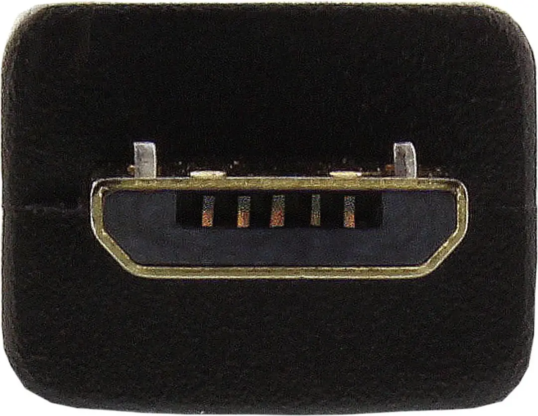 InLine Micro-USB 2.0 Kabel USB-A naar Micro-B 0,3m - Vergulde contacten - Zwart