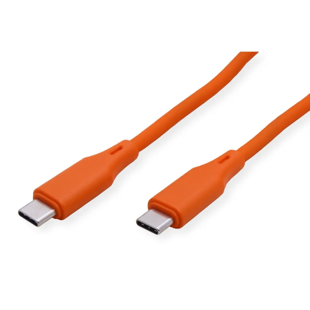Roline USB-C Kabel 2.0 Type C-C 60W - 1m - Oranje