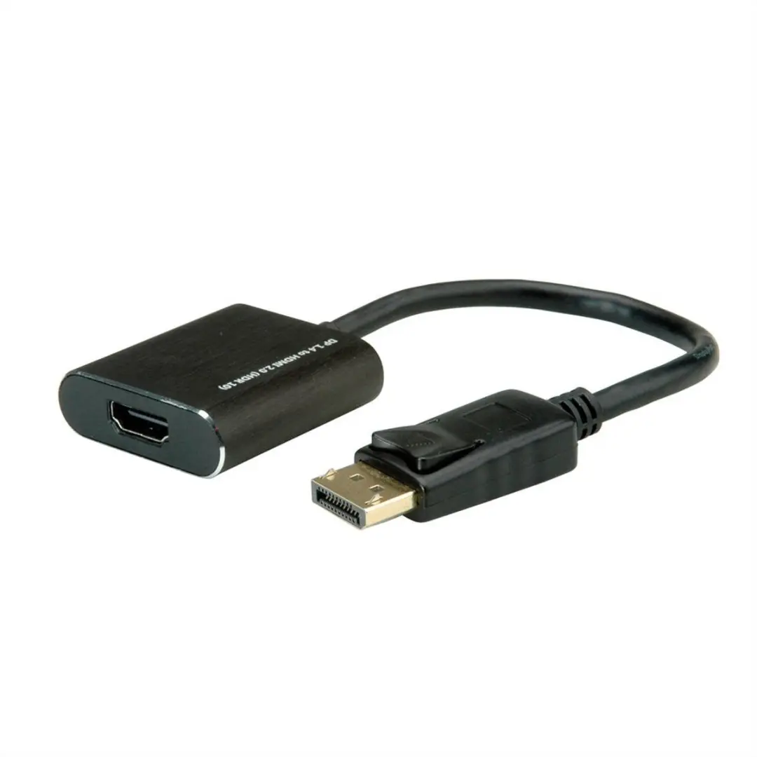 Roline DisplayPort 1.4 naar HDMI 2.0 Adapter 4K60Hz HDR - 0,15m