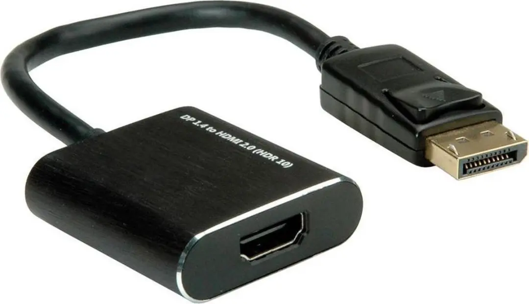 Roline DisplayPort 1.4 naar HDMI 2.0 Adapter 4K60Hz HDR