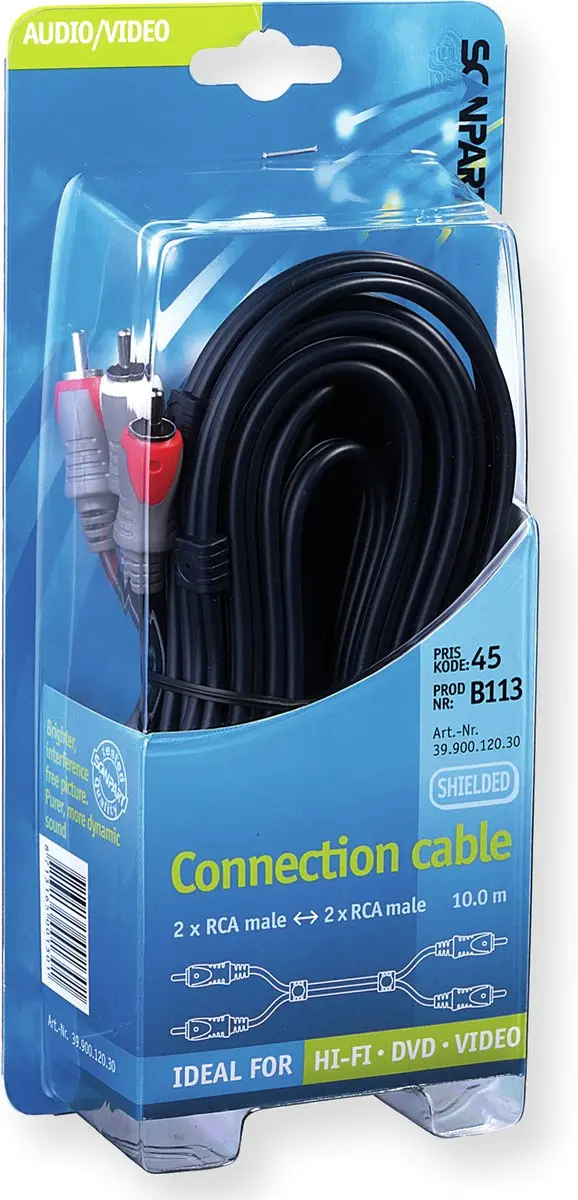 Scanpart RCA Kabel 10m