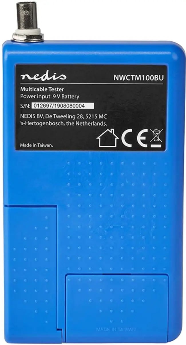 Nedis NWCTM100BU LAN Meetinstrument - Bedraad - 180m - Blauw