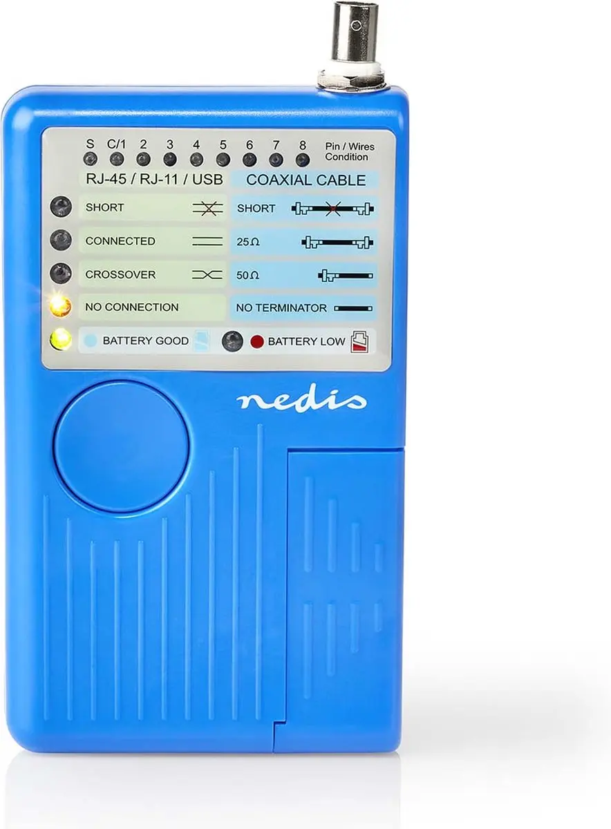 Nedis NWCTM100BU LAN Meetinstrument