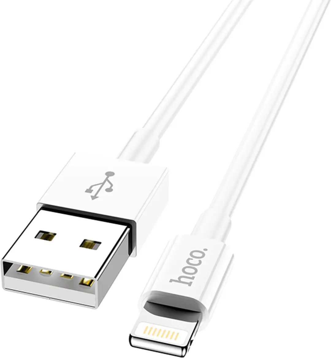 Hoco X64 iPhone Oplaadkabel USB-Lightning 1m - Wit