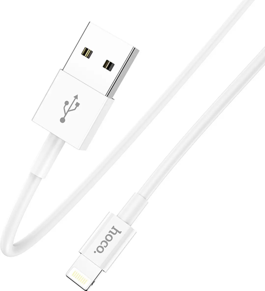 Hoco X64 iPhone Oplaadkabel USB-Lightning 1m - Wit