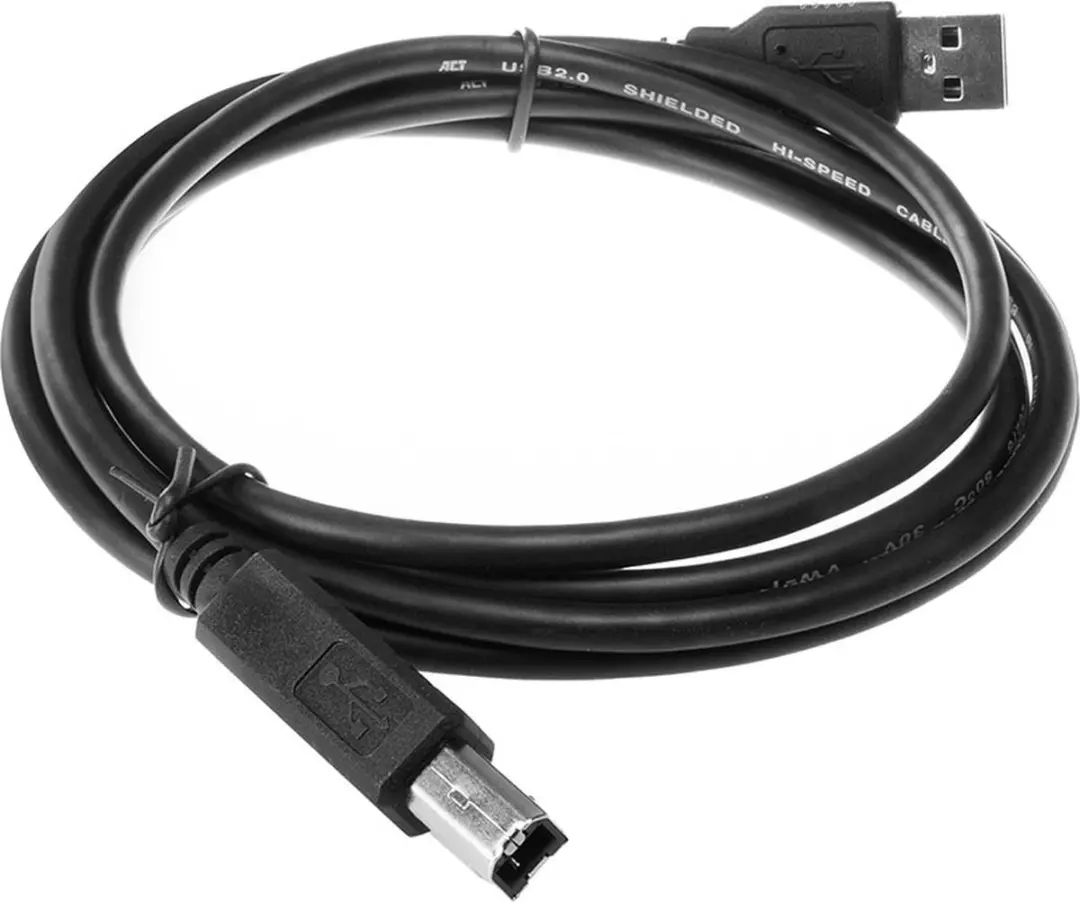 ACT SB2403 USB 2.0 Kabel A-male naar B-male 3m - Zwart