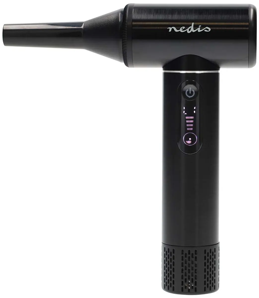 Nedis VCTR100BK Air Duster - 130.000 RPM - 5000mAh - Zwart