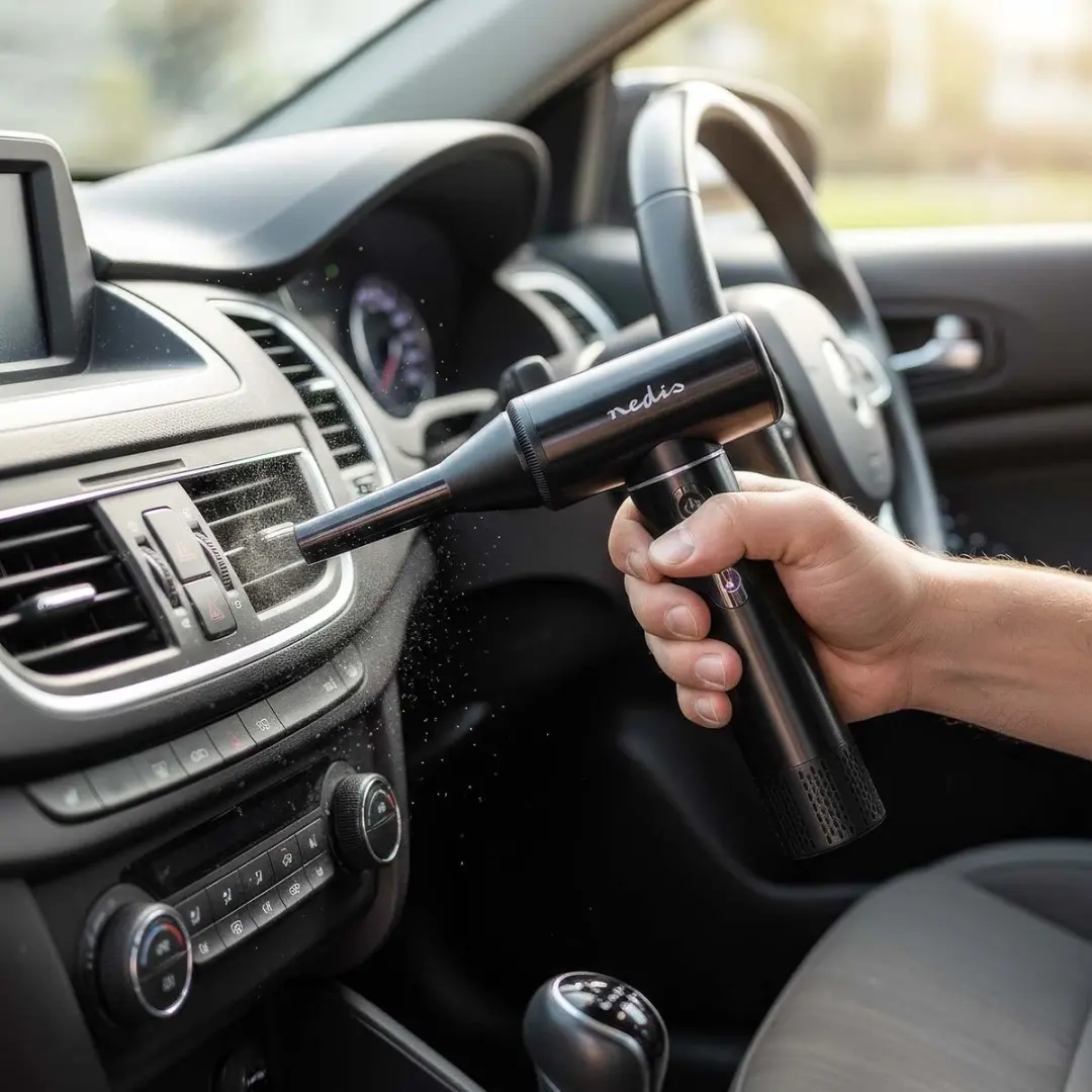 Nedis VCTR100BK Air Duster - 130.000 RPM - 5000mAh - Zwart