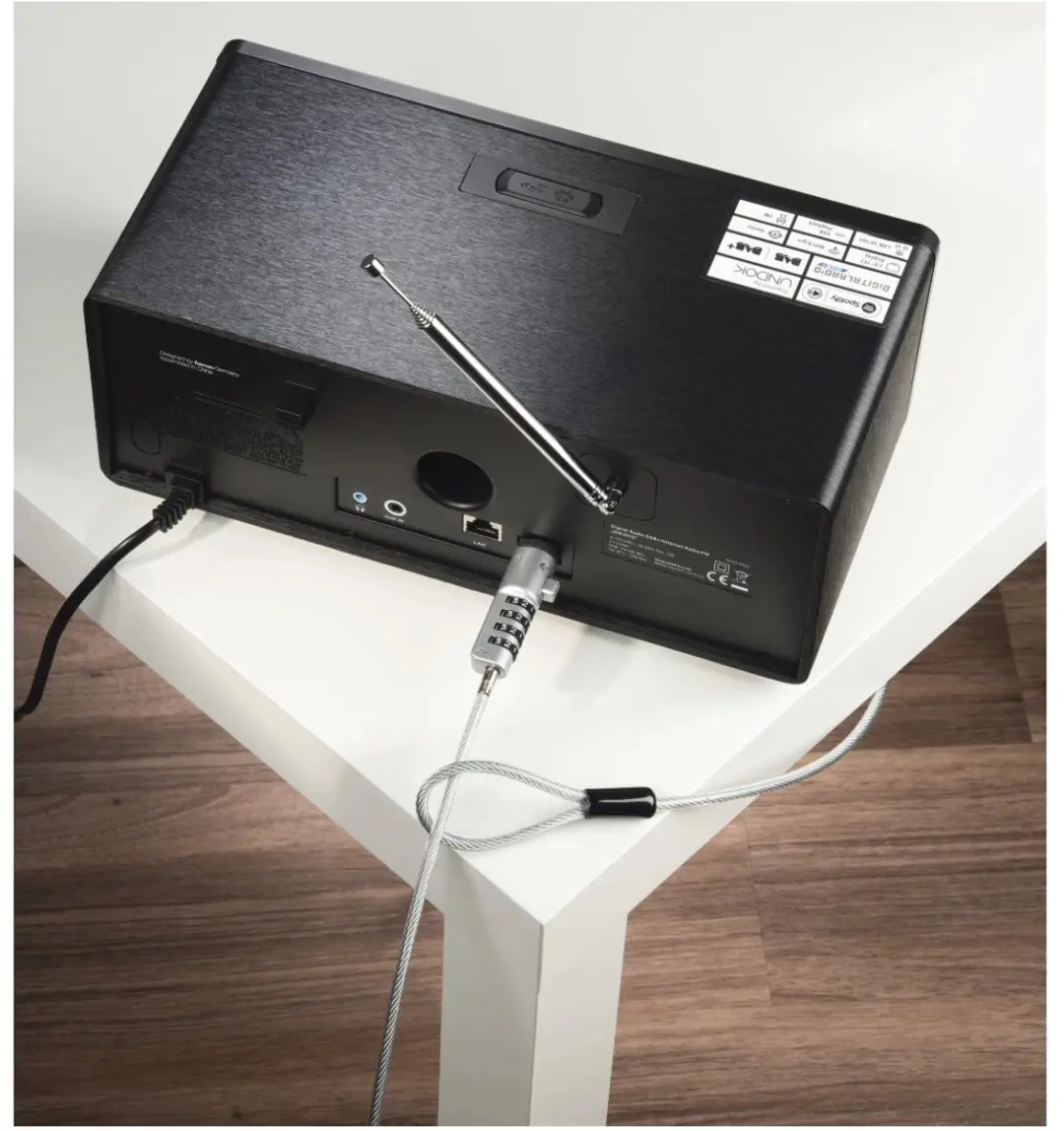 Hama Laptopslot Cijferslot 40mm - Zilver - afbeelding 2 van 6