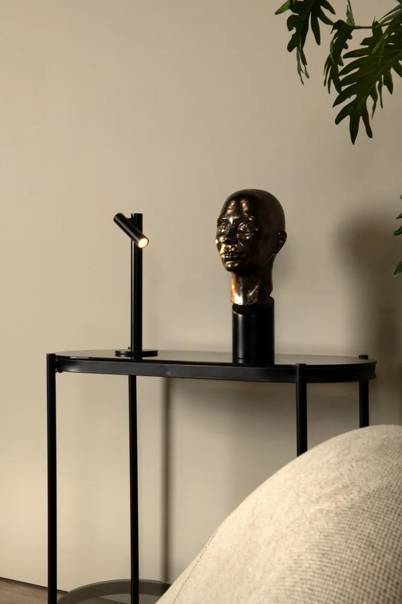 Lucide ANTRIM Oplaadbare Bureaulamp - 2x2,2W 2700K IP54 - Zwart