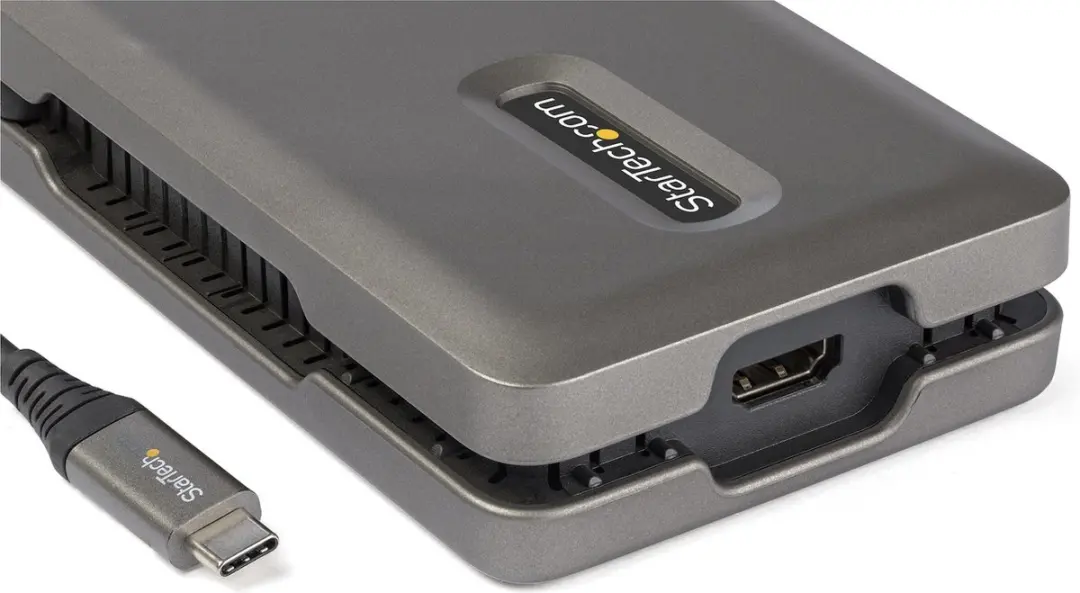 Startech DKT31CSDHPD3 Dockstation - Grijs Metaal