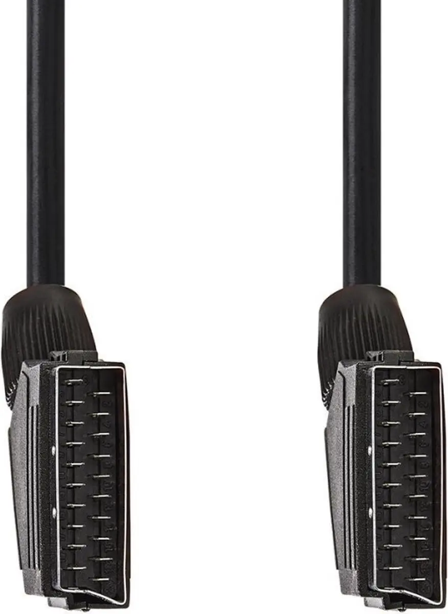 Nedis SCART-Kabel CVGB31000BK20 - 2m - Zwart