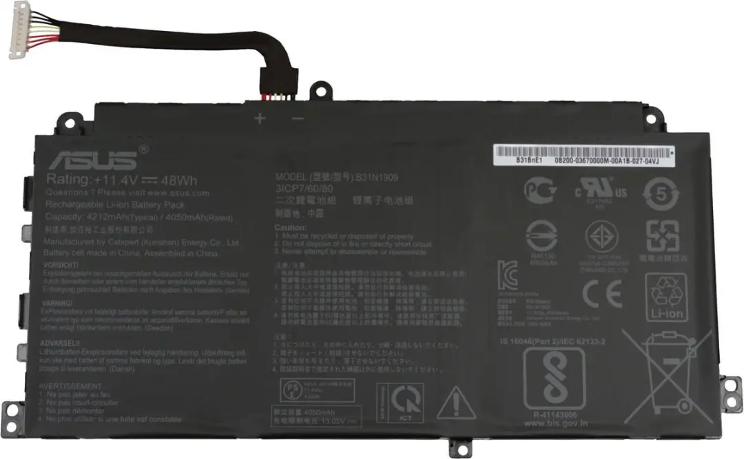 ASUS 0B200-03670100 Laptopbatterij - 48Wh
