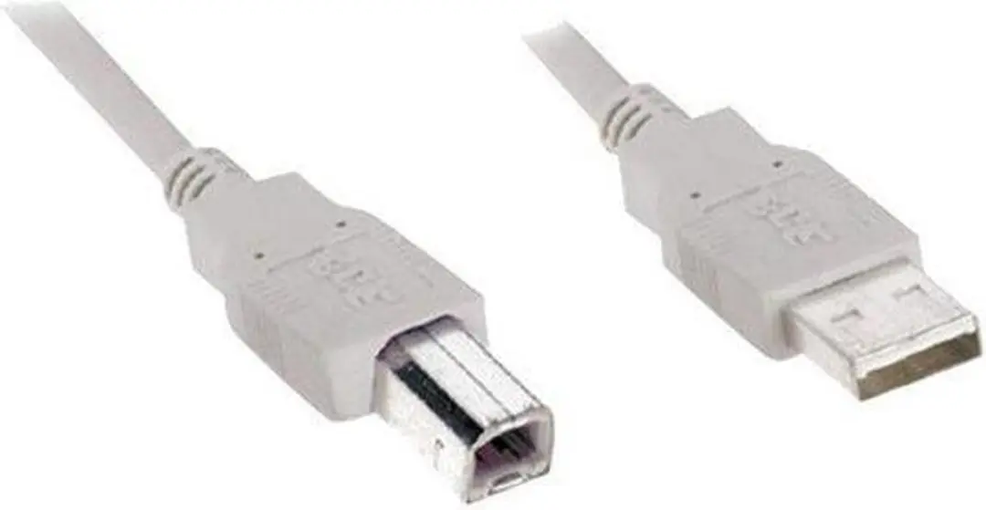 Goobay USB 2.0 A Male naar B Male - 3m - Grijs - 10 Stuks
