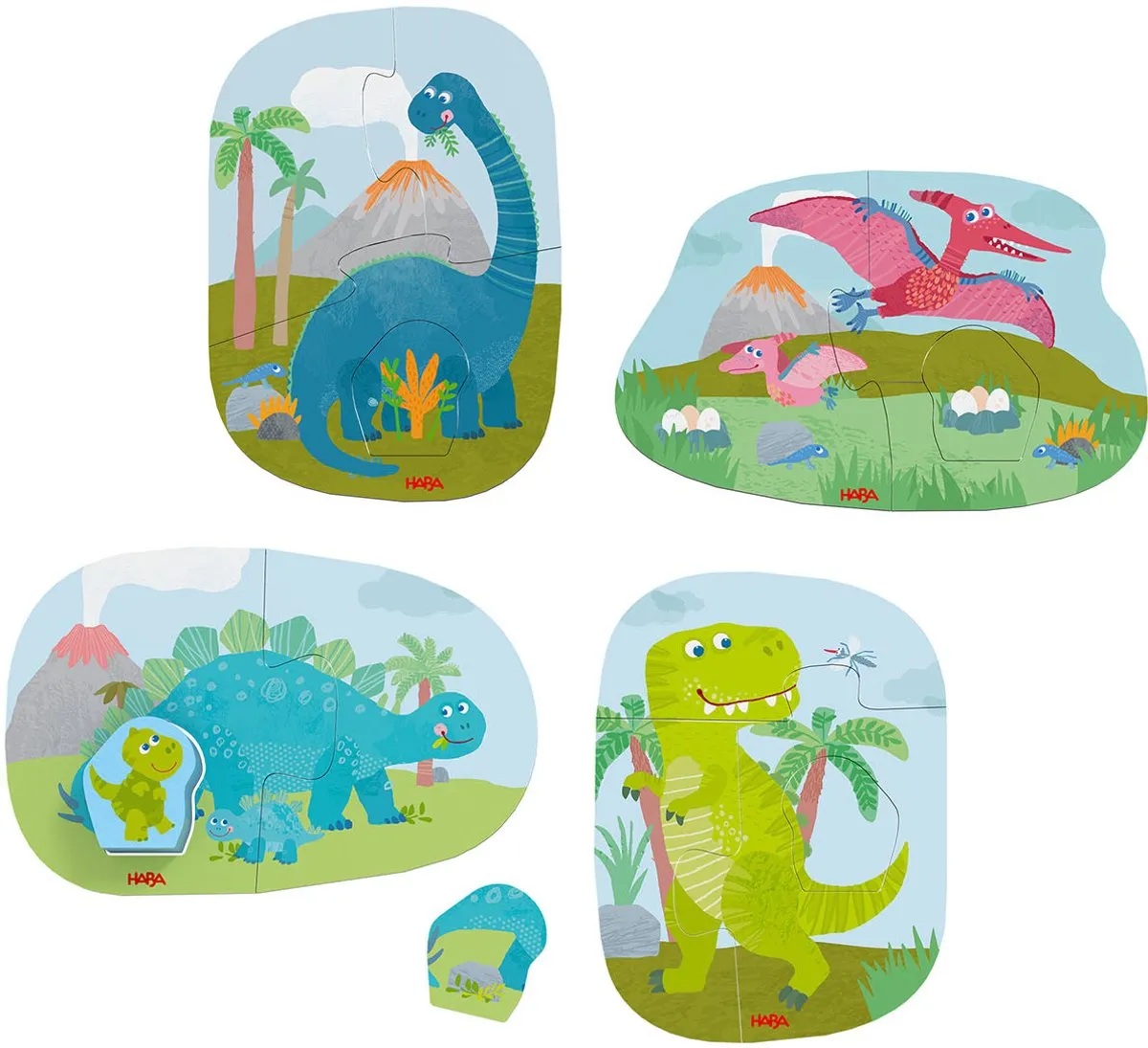 Haba Steckpuzzle Puzzle-Set Multicolor - 29 Stuks
