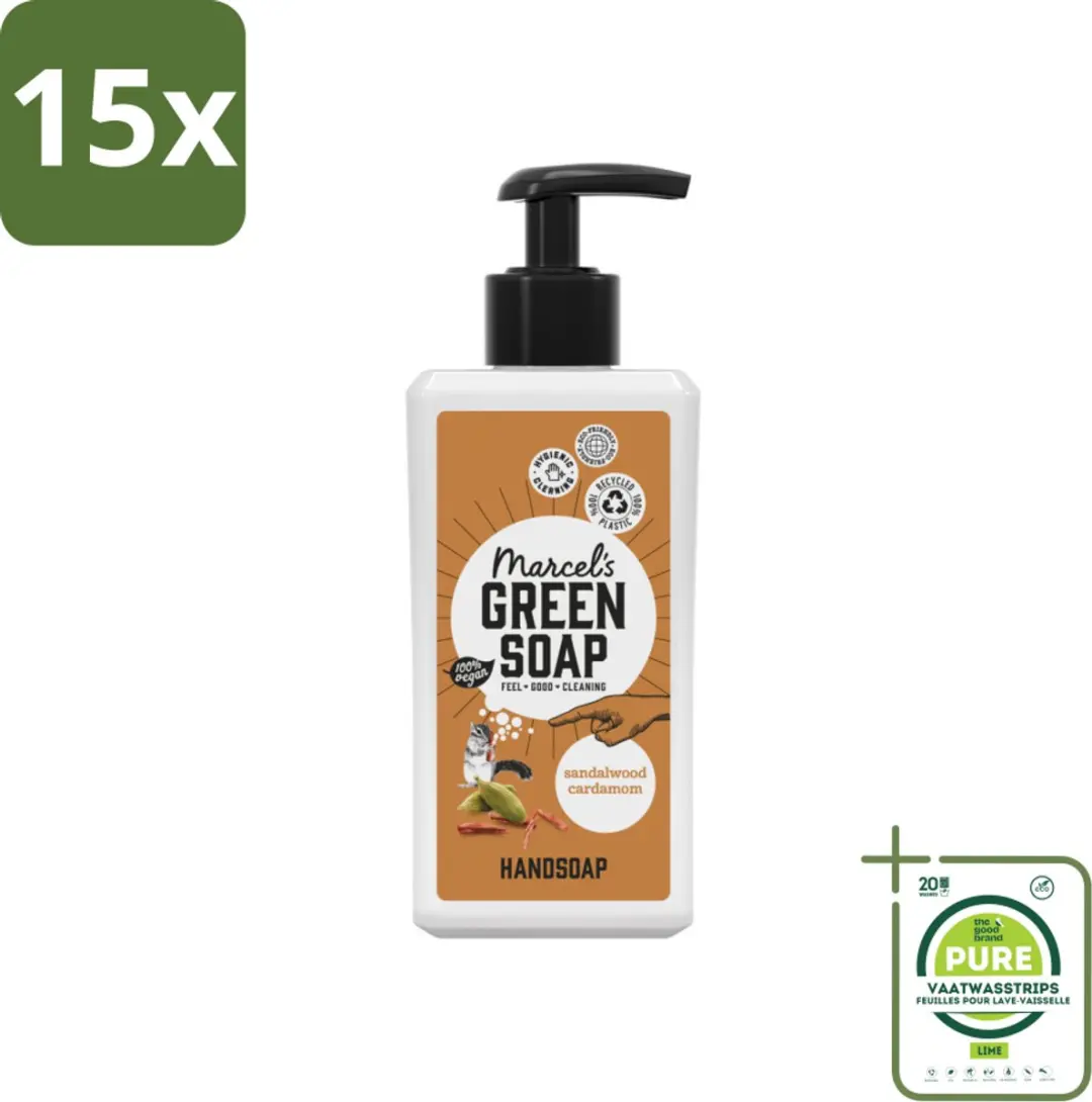 Marcel's Green Soap Handzeep Sandelhout & Kardemom 500ml