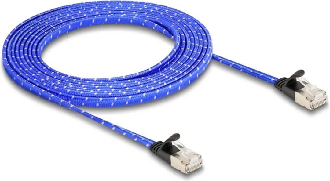 Delock Cat.6A U/FTP RJ45 Kabel 3m - Blauw