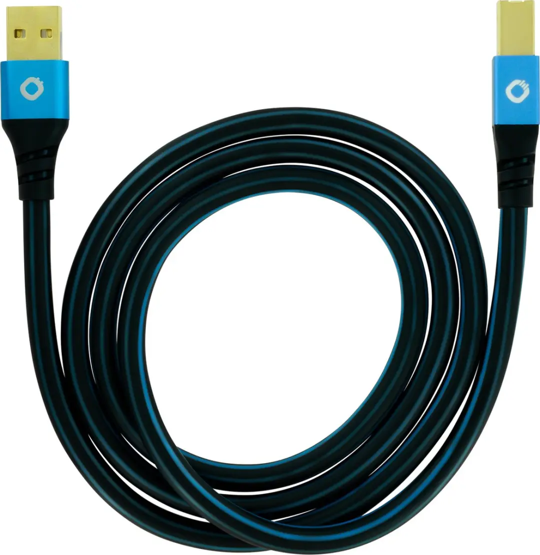 Oehlbach USB Plus B Kabel 10m - Blauw